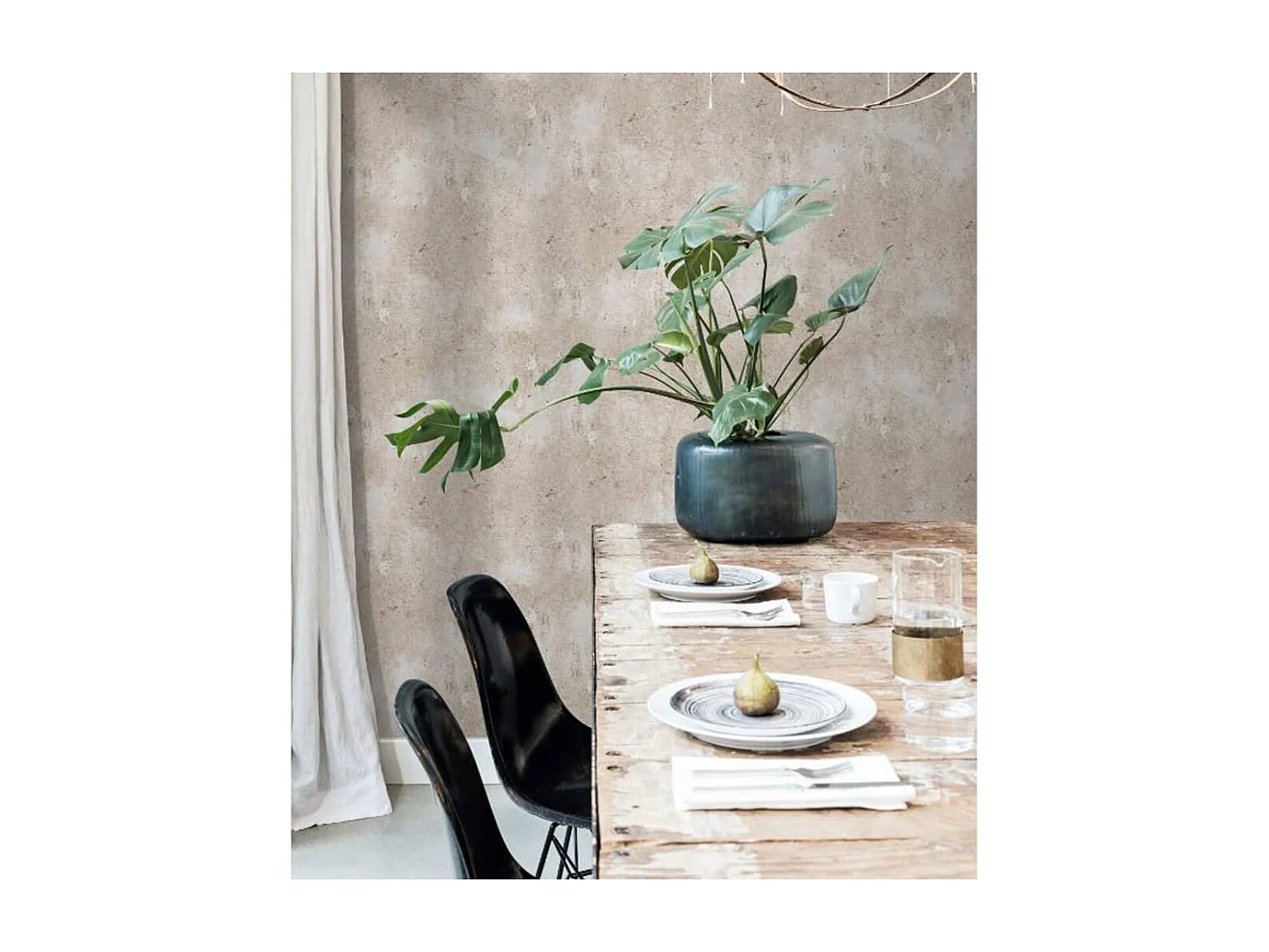 Tête de lit avec oreilles Bleu 163x23x78/88 cm Tissu POI84380 BonneVie Meuble