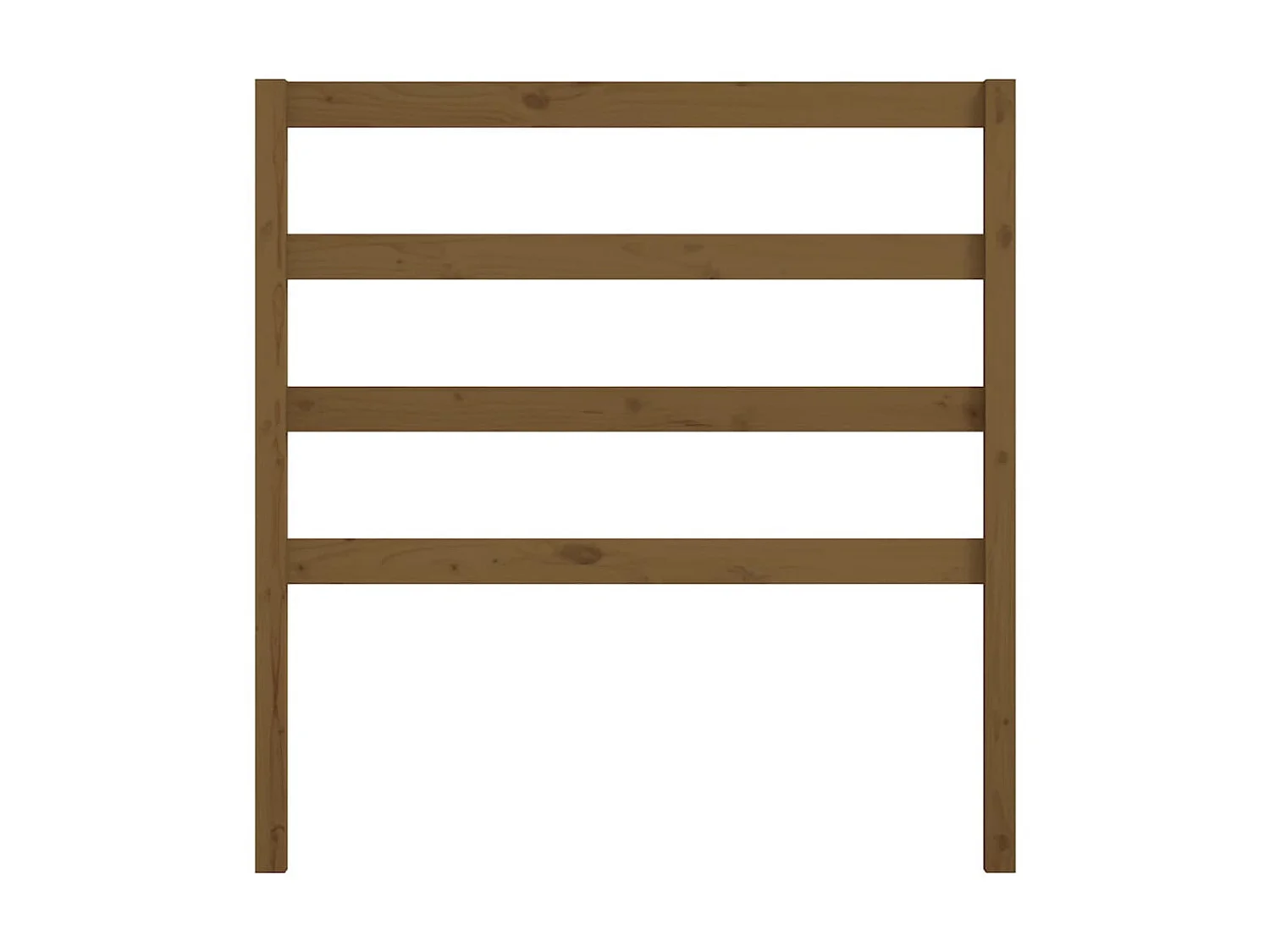 Tête de lit Marron miel 81x4x100 cm Bois massif de pin POI66863 BonneVie Meuble