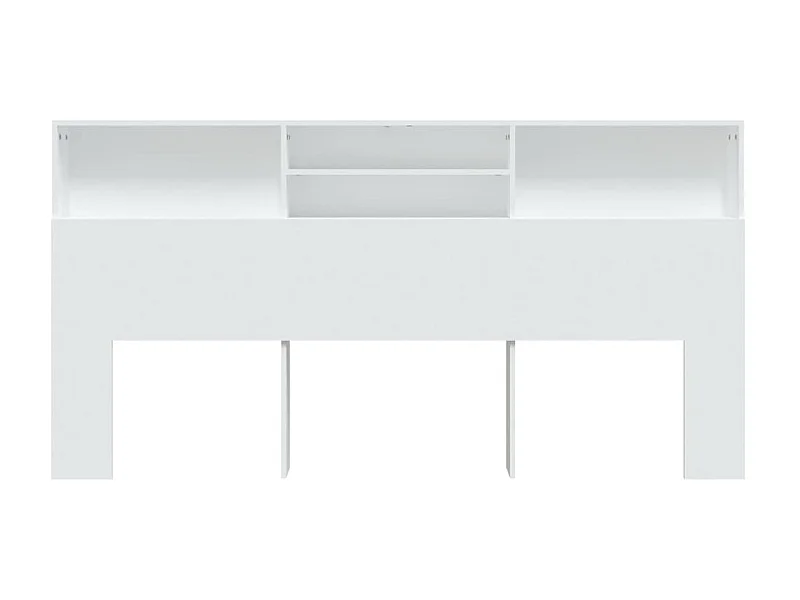 Armoire de tête de lit Blanc 200x19x103,5 cm POI73551 BonneVie Meuble