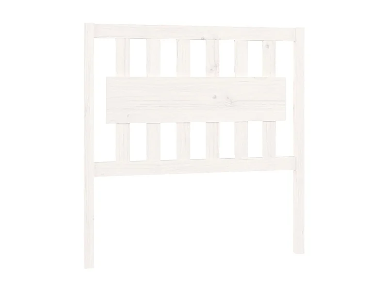 Cabeceira de cama 95,5x4x100 cm madeira de pinho maciça branco PT796263