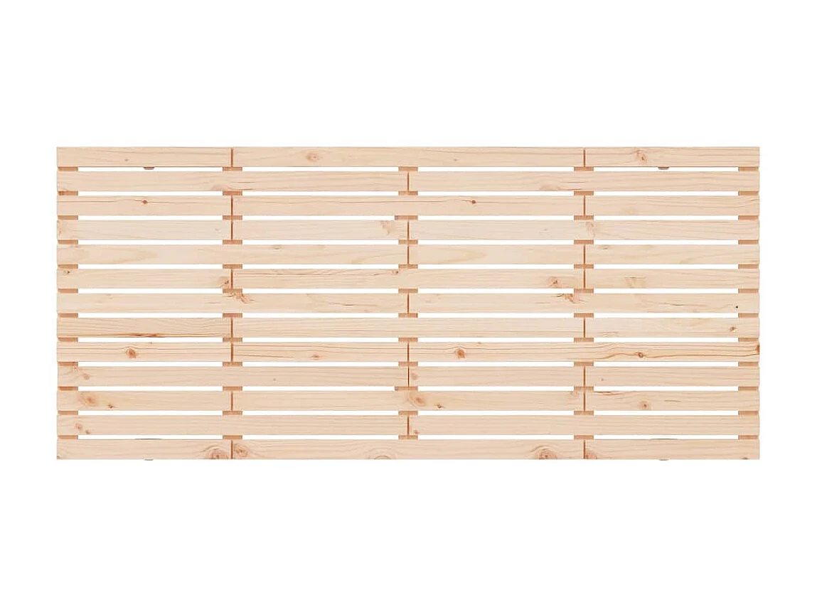 Wand-Kopfteil,Bettkopfteil 156x3x91,5 cm Massivholz Kiefer -gkd151752