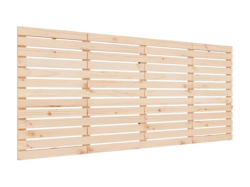 Wand-Kopfteil,Bettkopfteil 156x3x91,5 cm Massivholz Kiefer -gkd151752