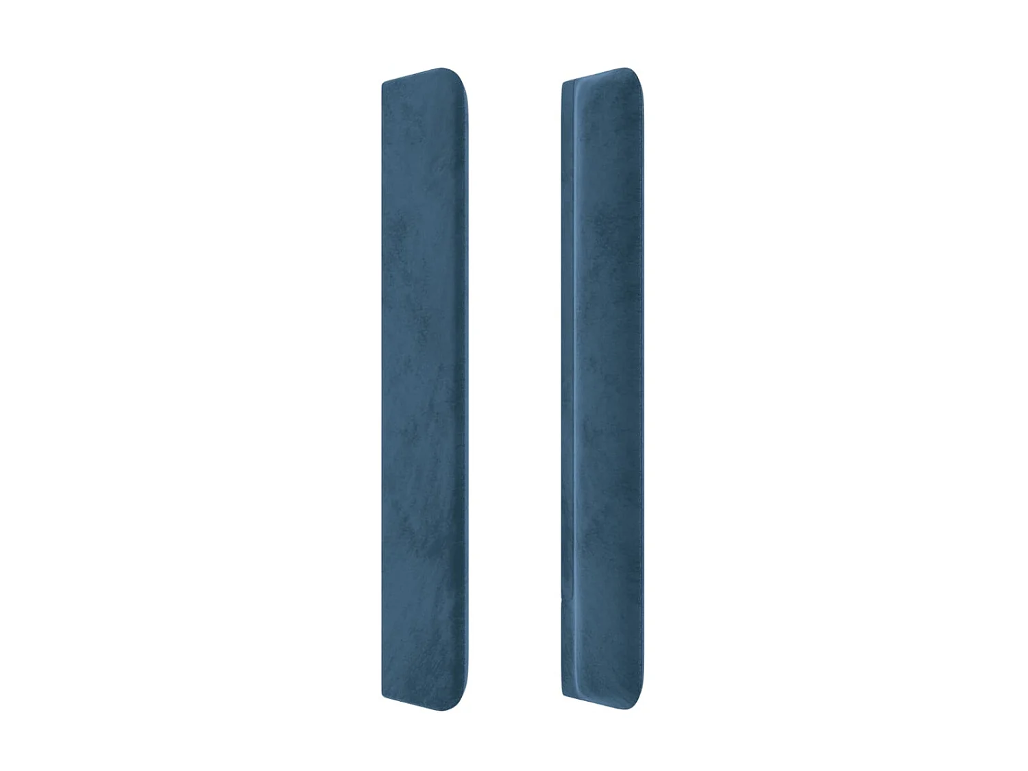 Hoofdbord LED 163x16x118/128 cm fluweel donkerblauw NL925629
