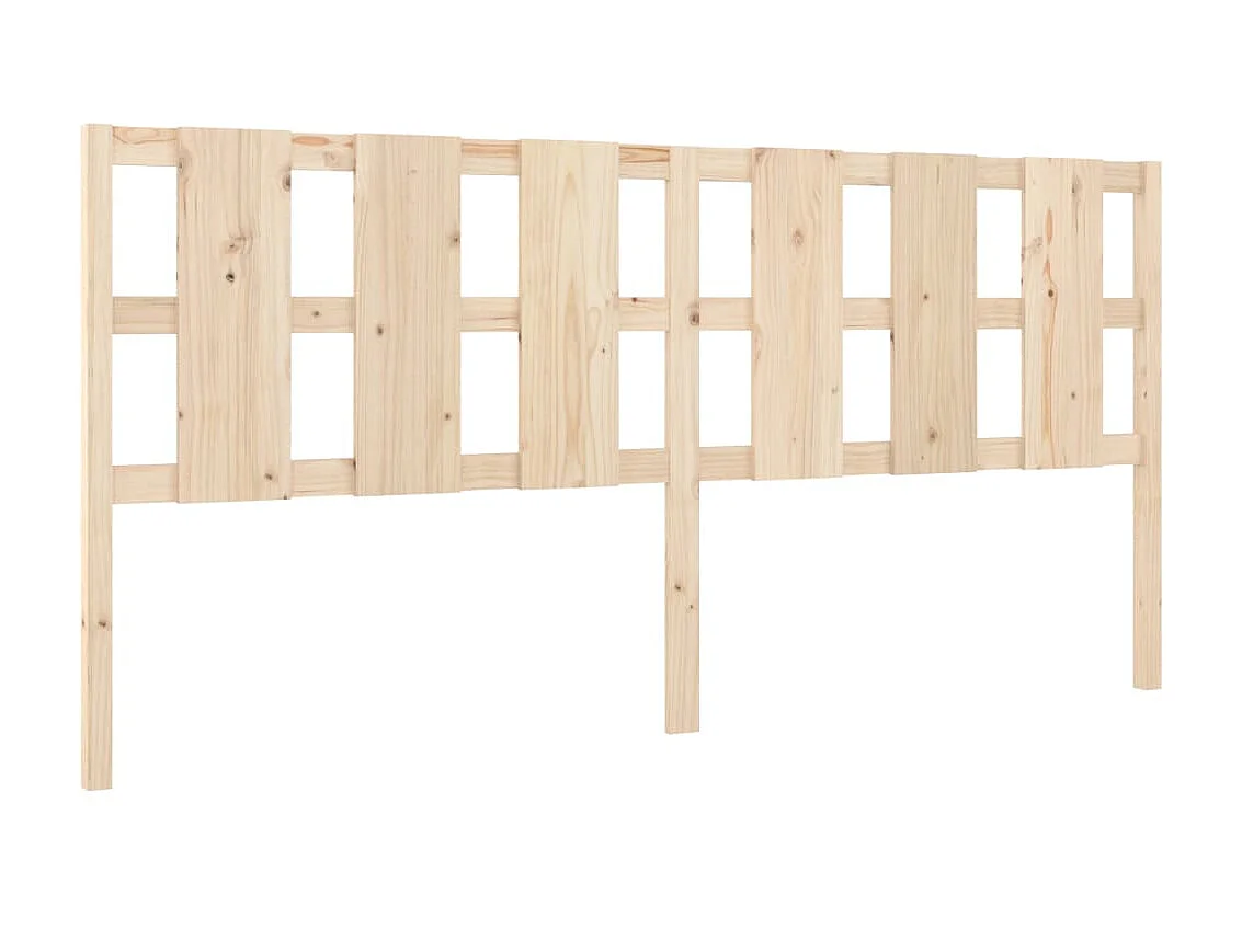 Hoofdbord 205,5x4x100 cm massief grenenhout NL706467