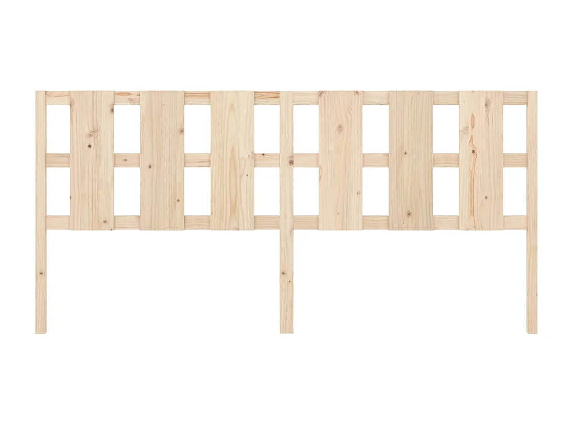 Tête de lit 205,5x4x100 cm Bois massif de pin POI57789 BonneVie Meuble