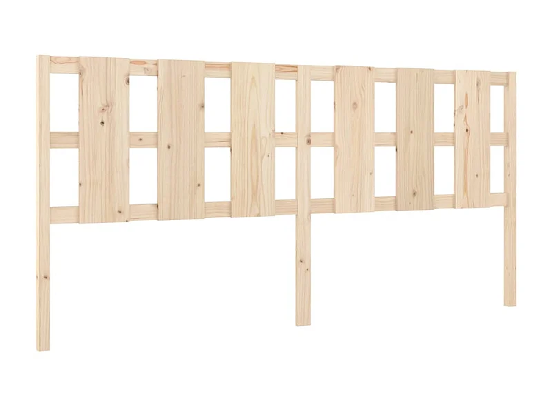 Tête de lit 205,5x4x100 cm Bois massif de pin POI57789 BonneVie Meuble