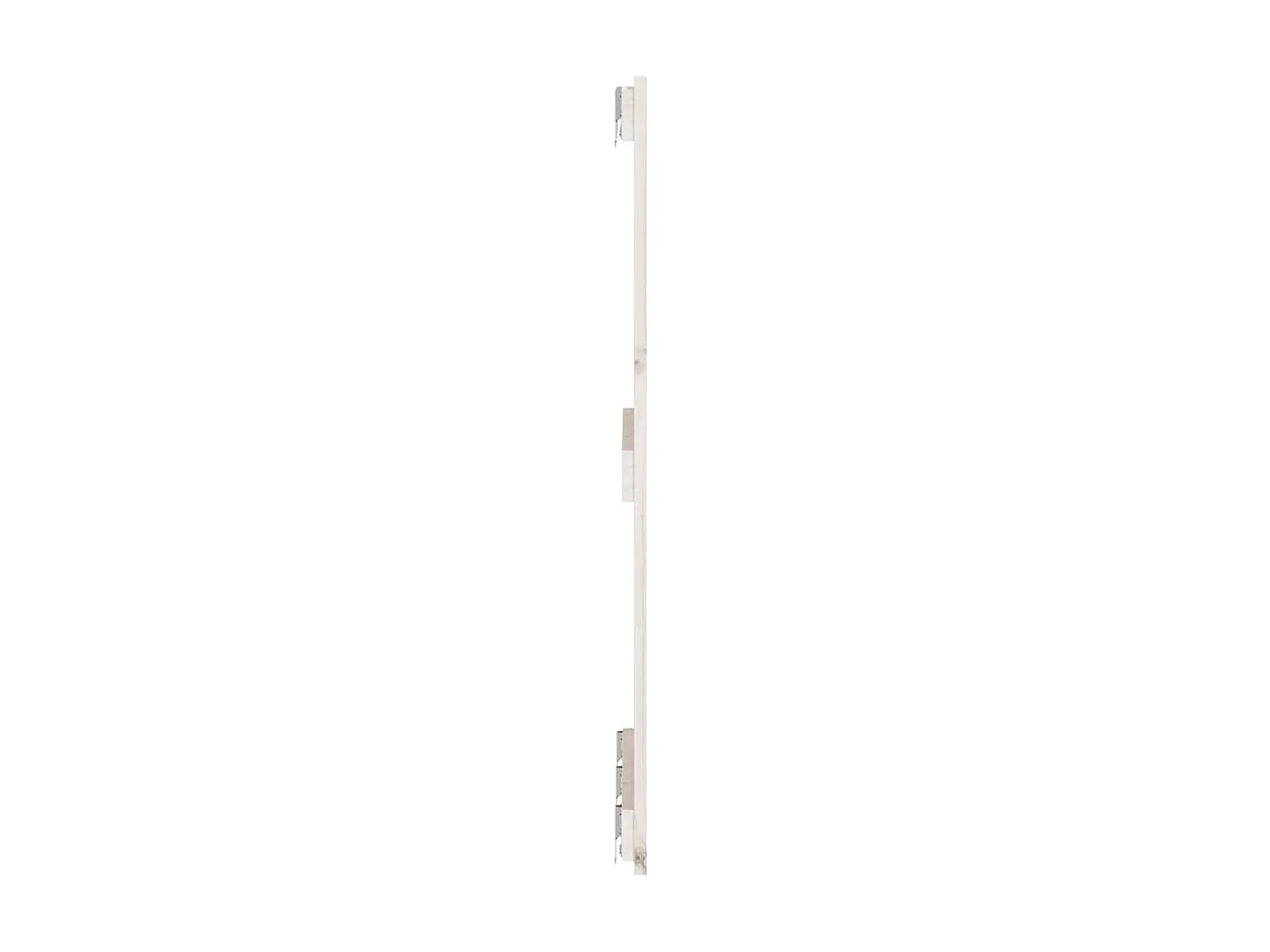 Wandhoofdbord 166x3x90 cm massief grenenhout wit NL799062