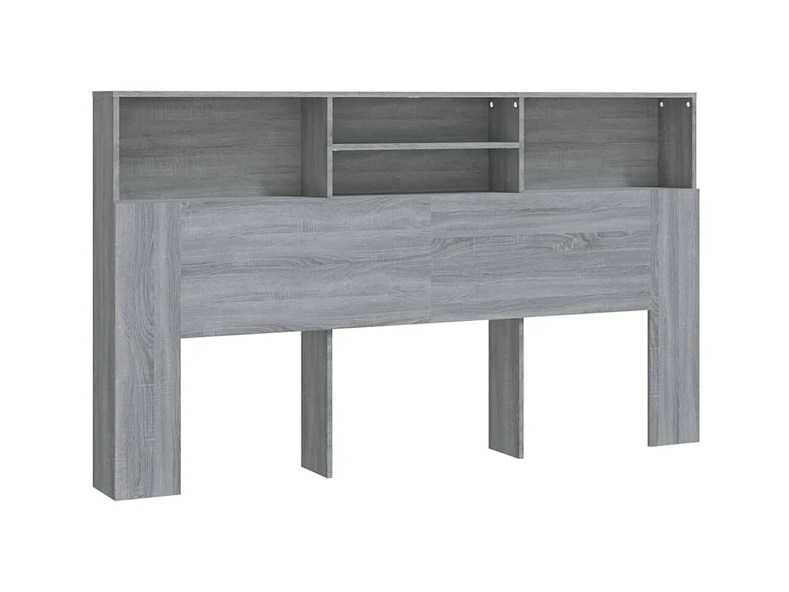 Mueble cabecero gris Sonoma 180x19x103,5 cm ES59890