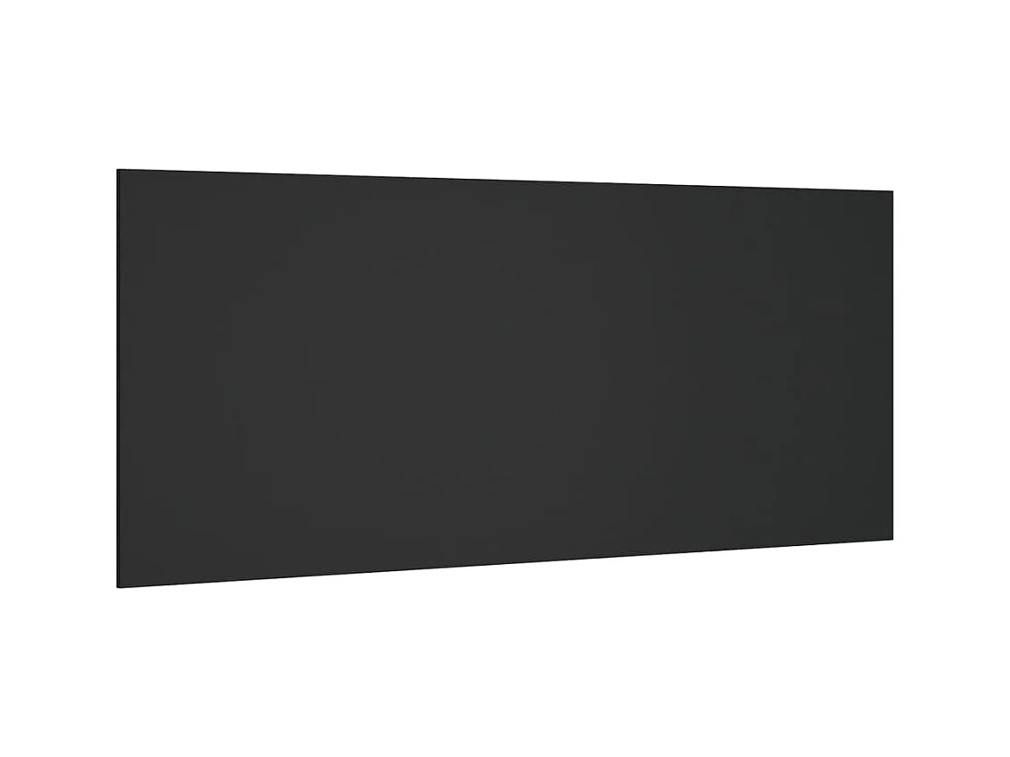 Cabeceira de cama 200x1,5x80 cm derivados de madeira preto PT356410