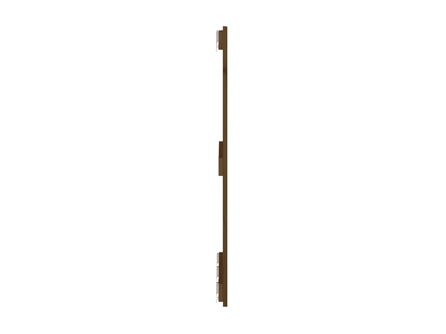 Tête de lit murale Marron miel 185x3x90 cm Bois massif de pin POI84484 BonneVie Meuble