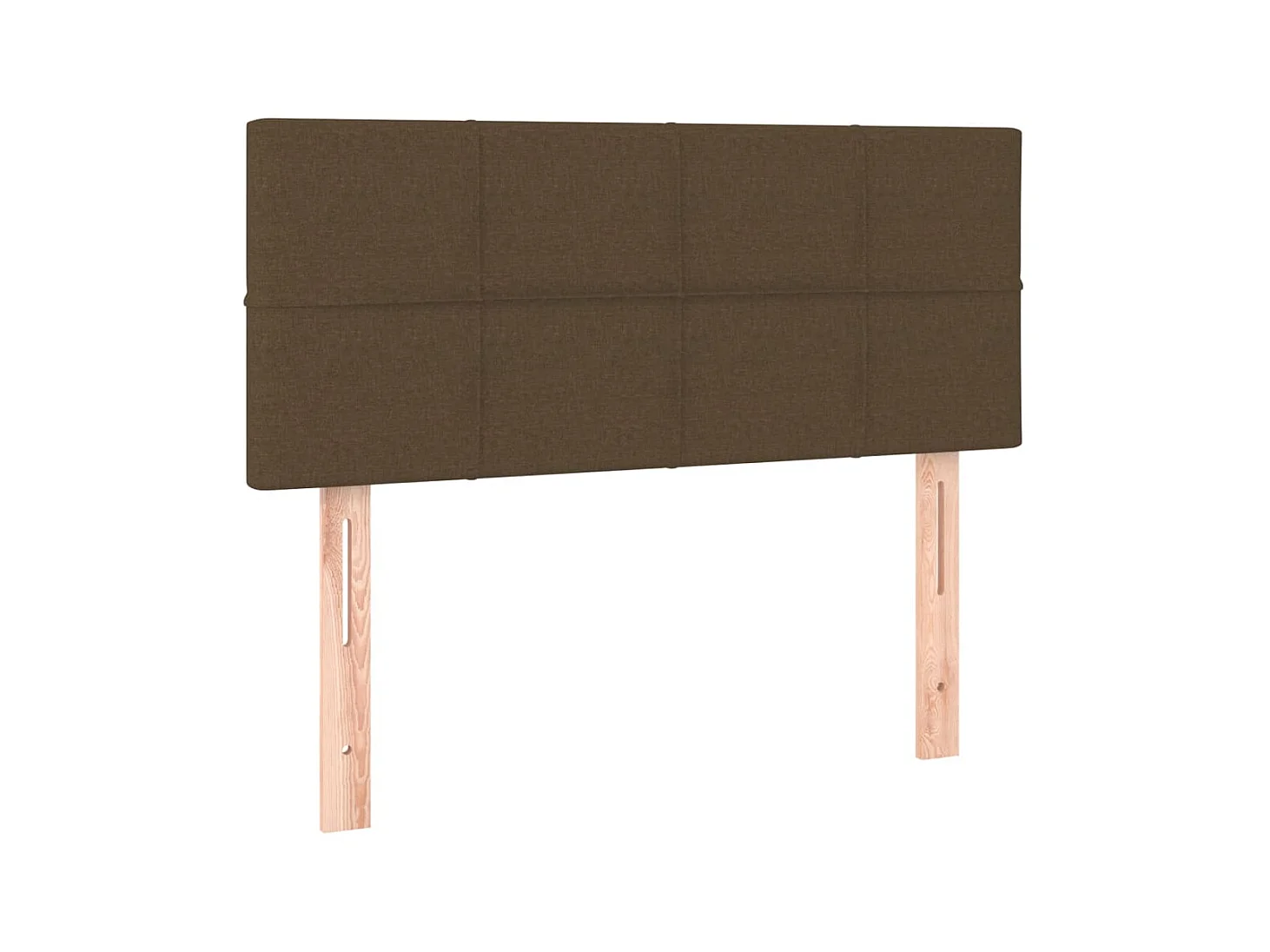 Tête de lit Marron Foncé 100x5x78/88 cm Tissu POI40918 BonneVie Meuble