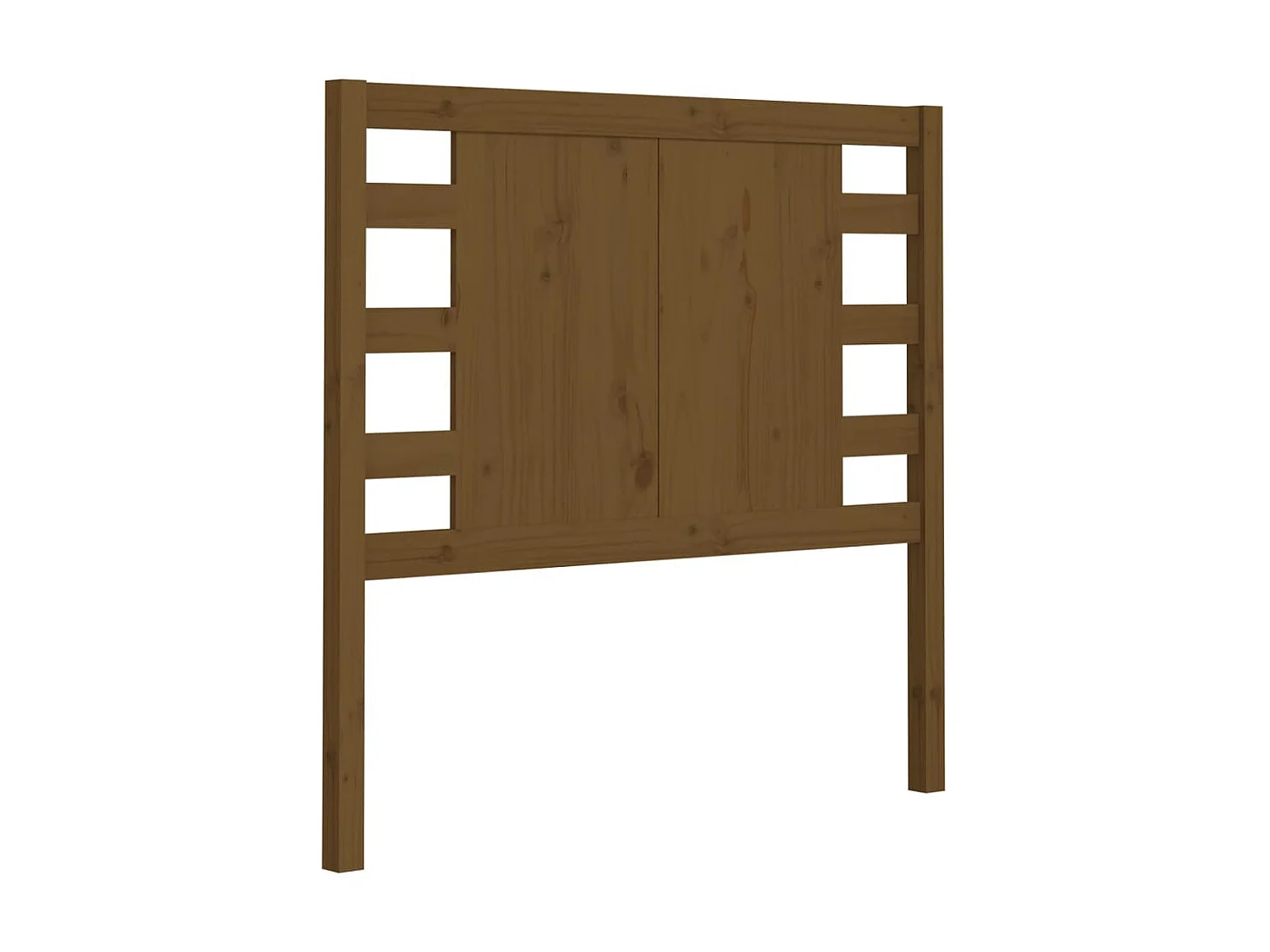 Tête de lit Marron miel 96x4x100 cm Bois massif de pin POI28456 BonneVie Meuble