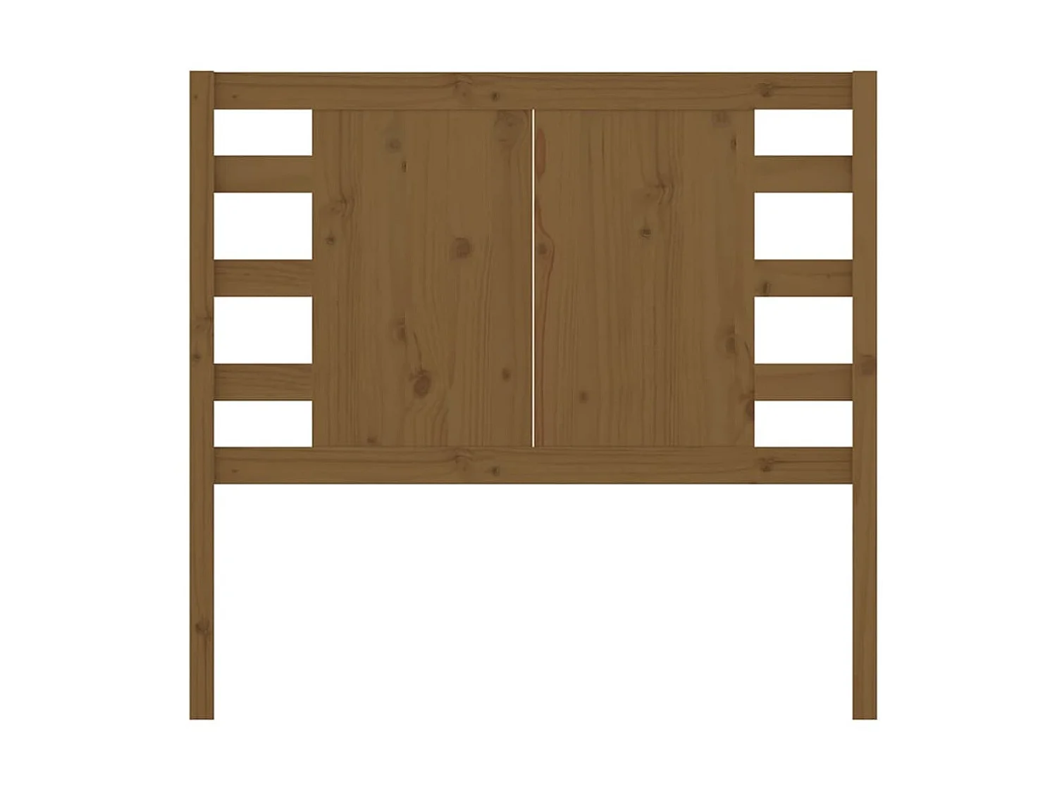 Tête de lit Marron miel 96x4x100 cm Bois massif de pin POI28456 BonneVie Meuble