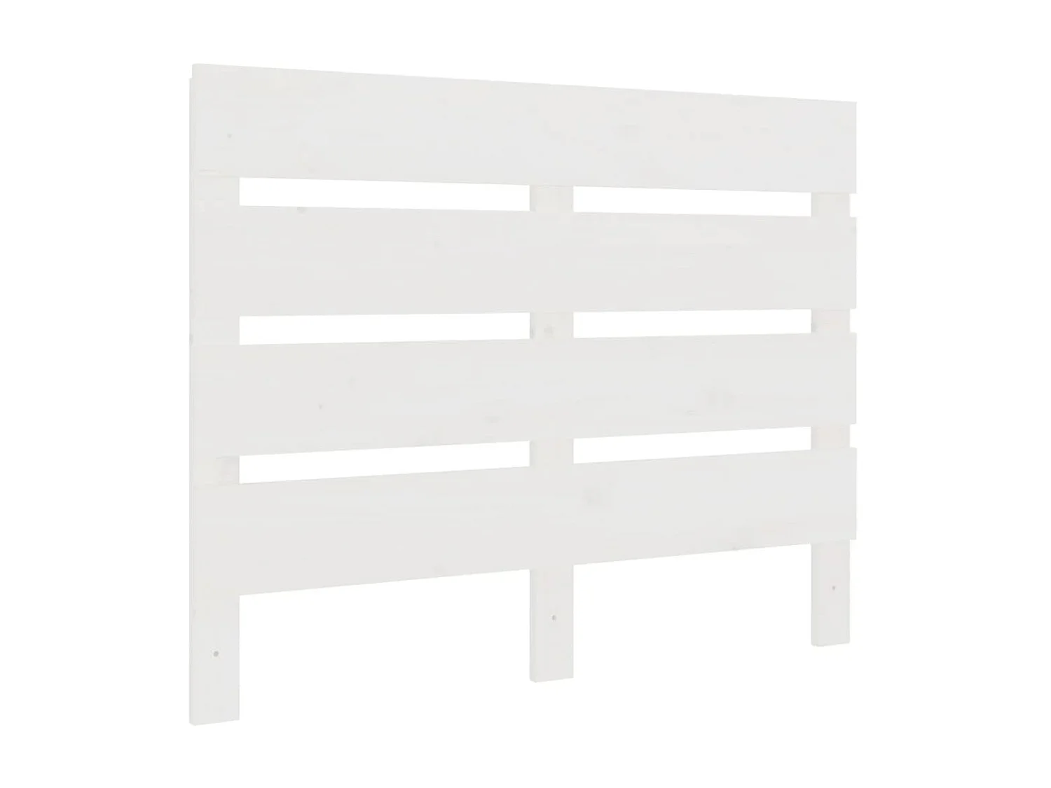 Tête de lit Blanc 75x3x80 cm Bois massif de pin POI28704 BonneVie Meuble
