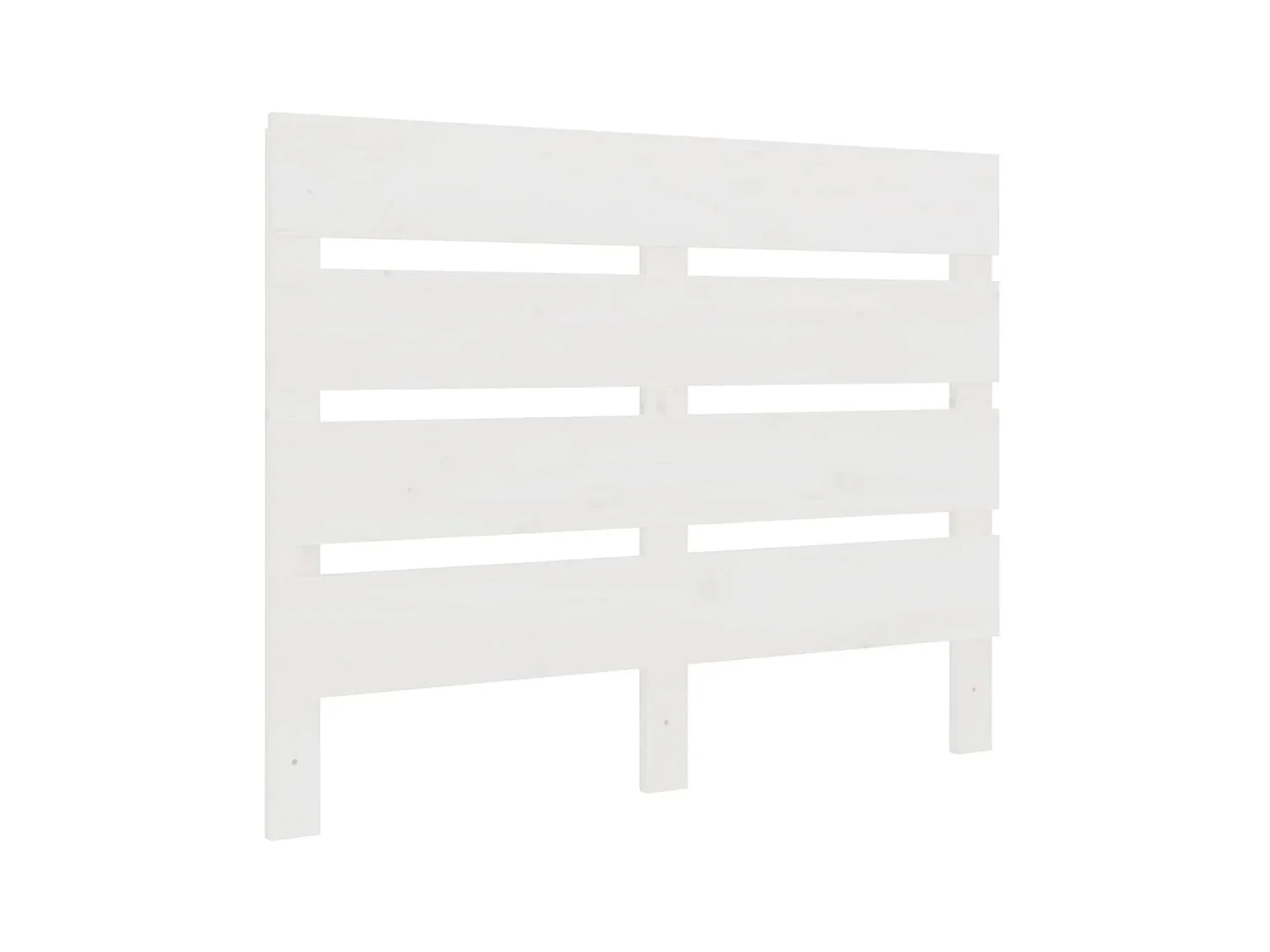 Tête de lit Blanc 75x3x80 cm Bois massif de pin POI28704 BonneVie Meuble