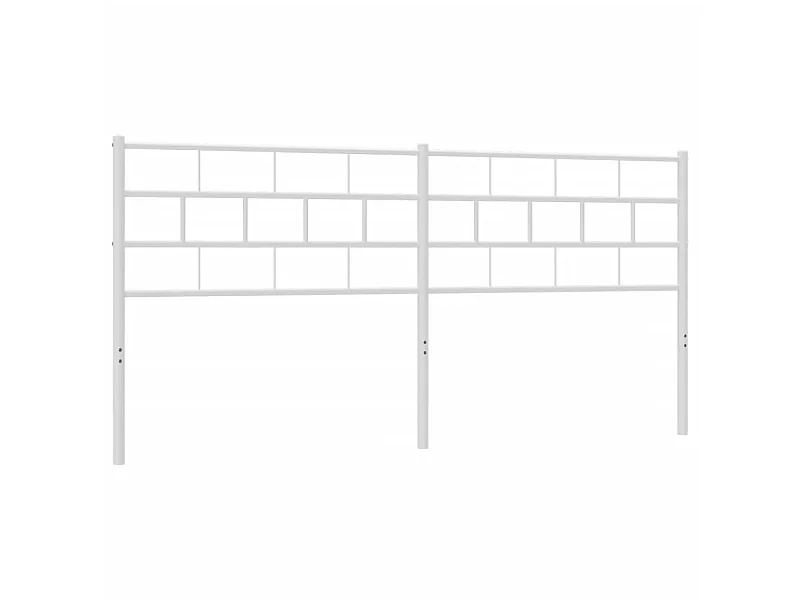 Cabeceira de cama 200 cm metal branco PT351255