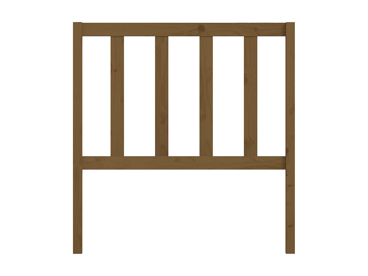 Testiera | Testata del letto per Letto ambra 81x4x100 cm in Legno Massello di Pino