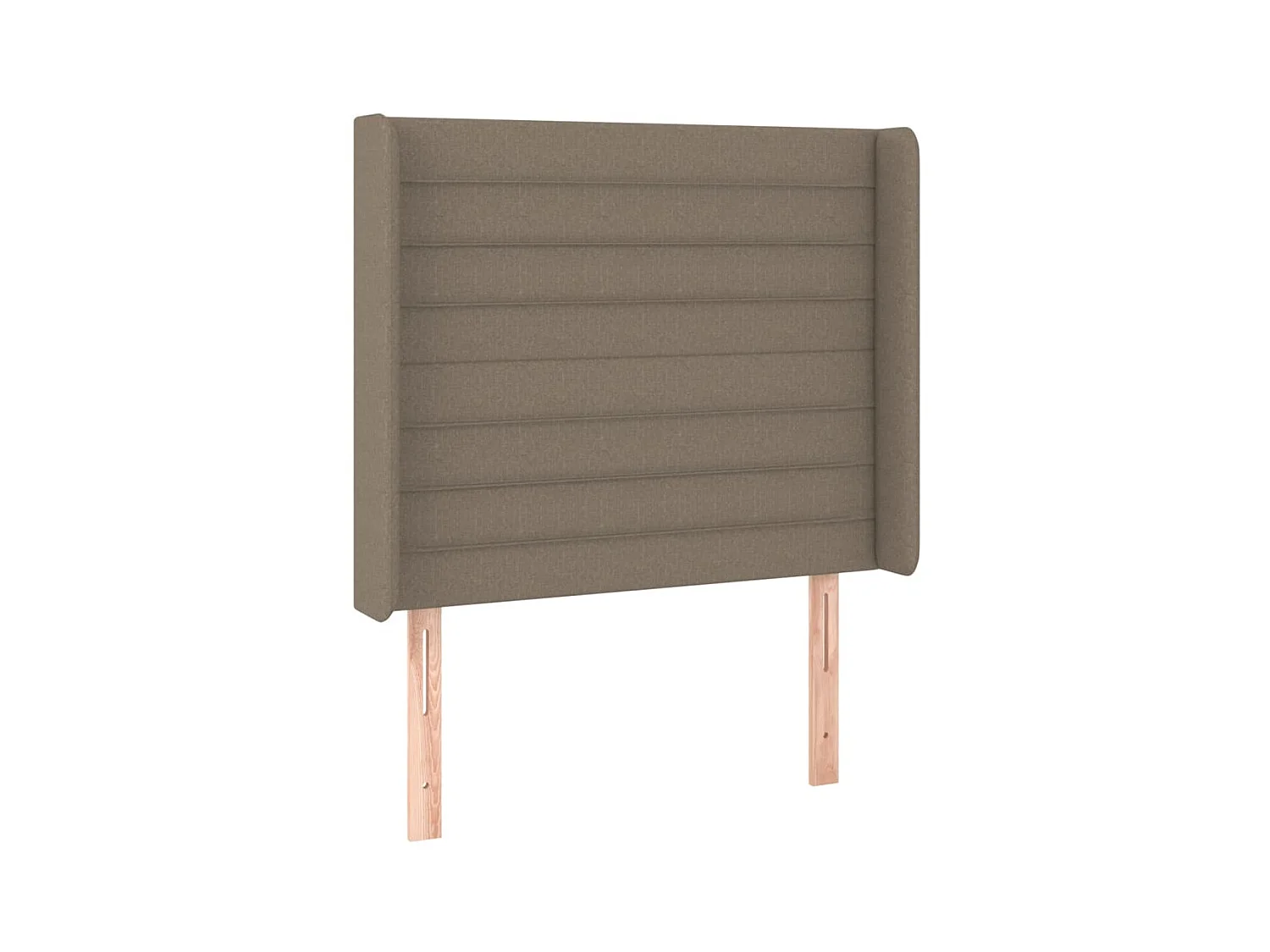 Tête de lit avec oreilles Taupe 83x16x118/128 cm Tissu POI69734 BonneVie Meuble