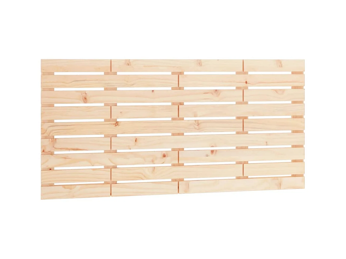Testiera | Testata del letto da Parete 146x3x63 cm in Legno Massello di Pino