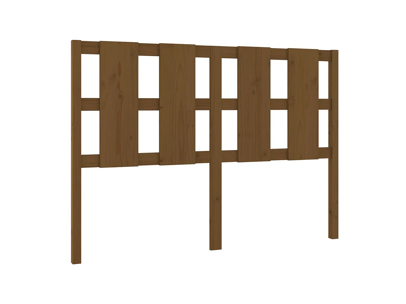 Tête de lit Marron miel 140,5x4x100 cm Bois massif de pin POI21803 BonneVie Meuble