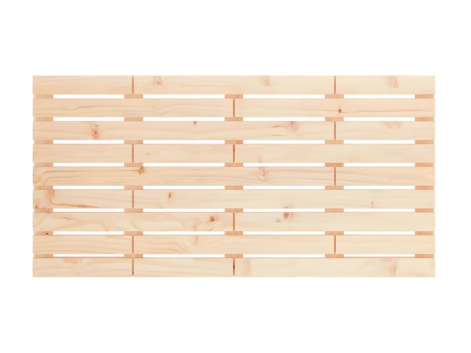 Wand-Kopfteil,Bettkopfteil 141x3x63 cm Massivholz Kiefer -gkd362101