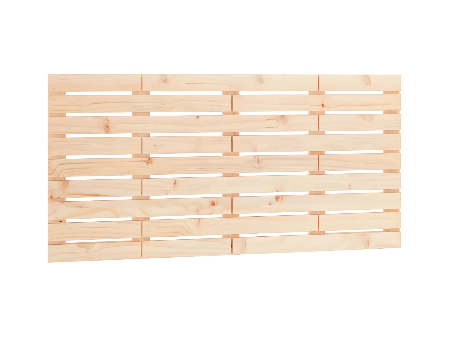 Testiera | Testata del letto da Parete 141x3x63 cm in Legno Massello di Pino