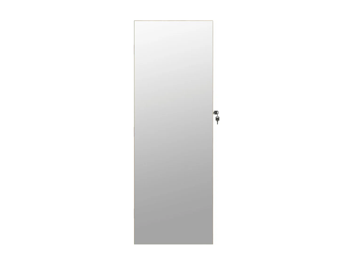 Armoire à bijoux avec miroir et éclairage LED mural OFR67813 BonneVie Meuble