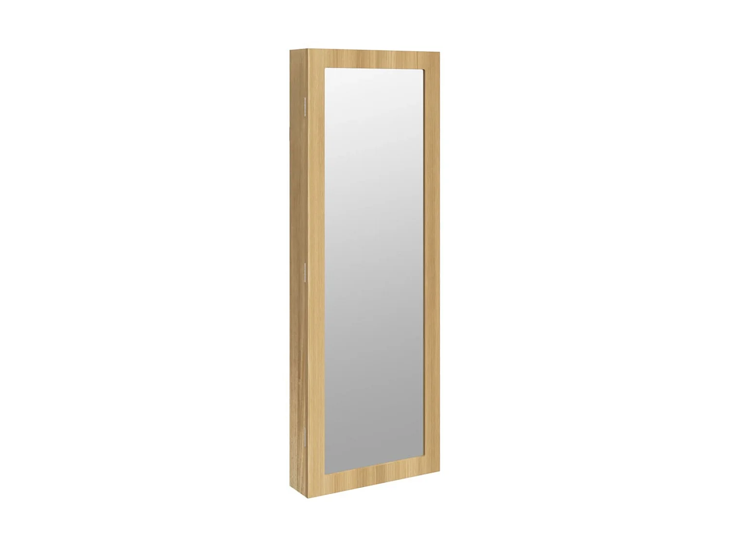 Armoire à bijoux avec miroir murale 37,5x10x106 cm OFR33990 BonneVie Meuble