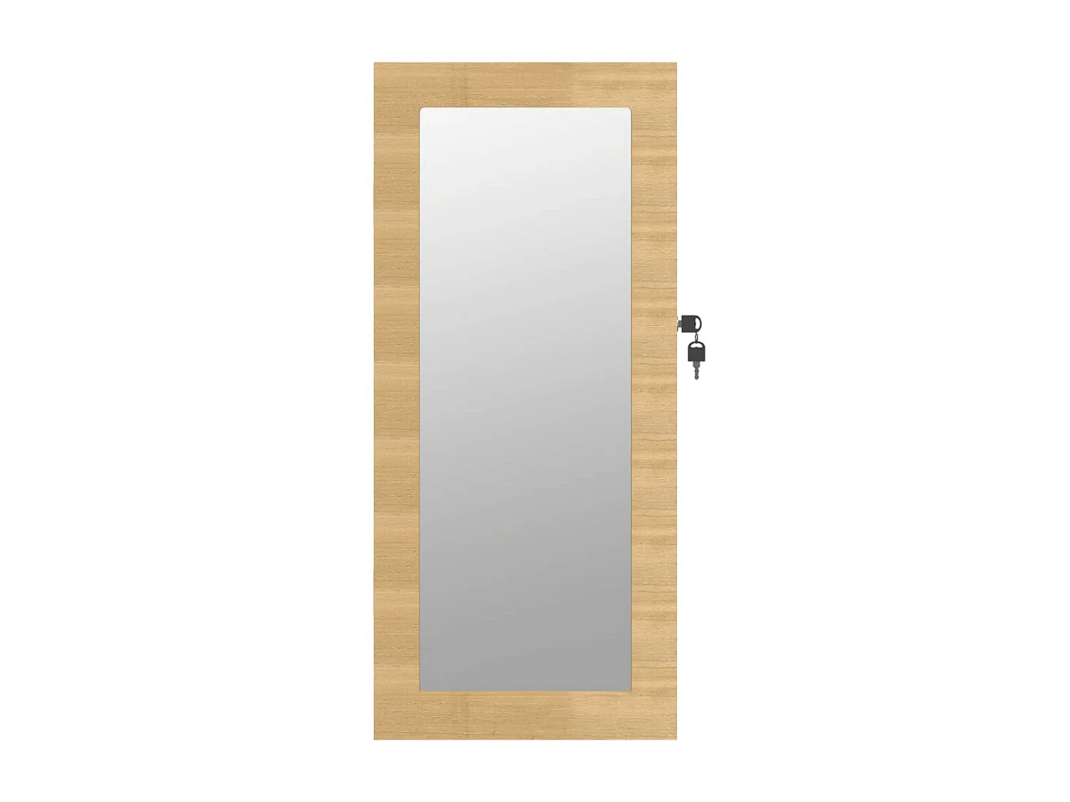 Móvel para joias de parede espelhado 30x8,5x67 cm PT645585