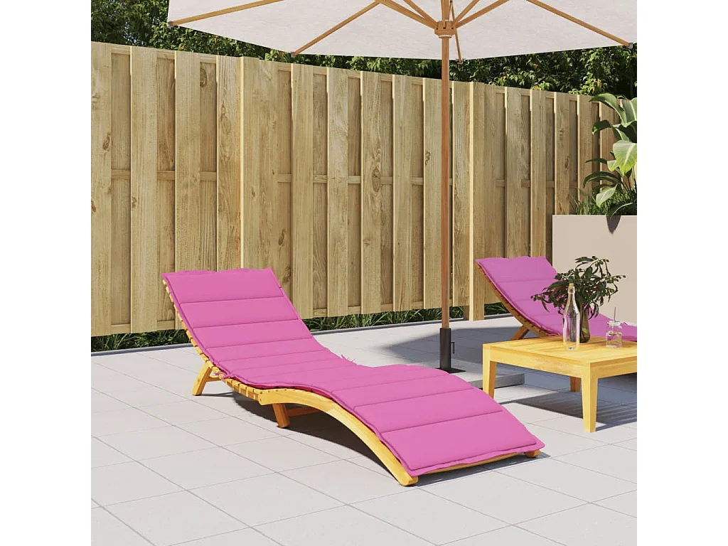 Coussin de chaise longue rose tissu oxford OFR50886