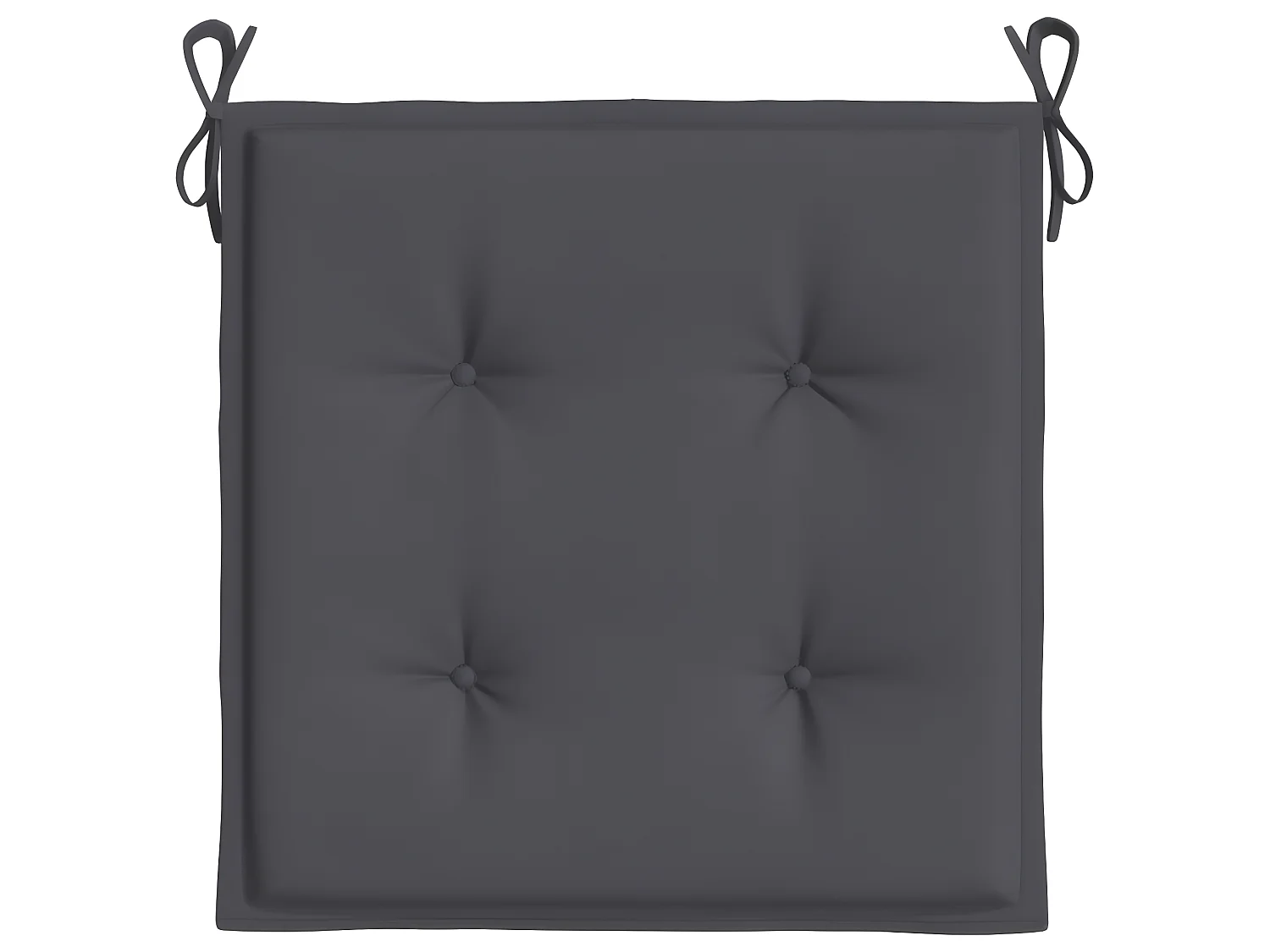 Coussins de chaise de jardin 4 pcs anthracite 40x40x3 cm OFR60404