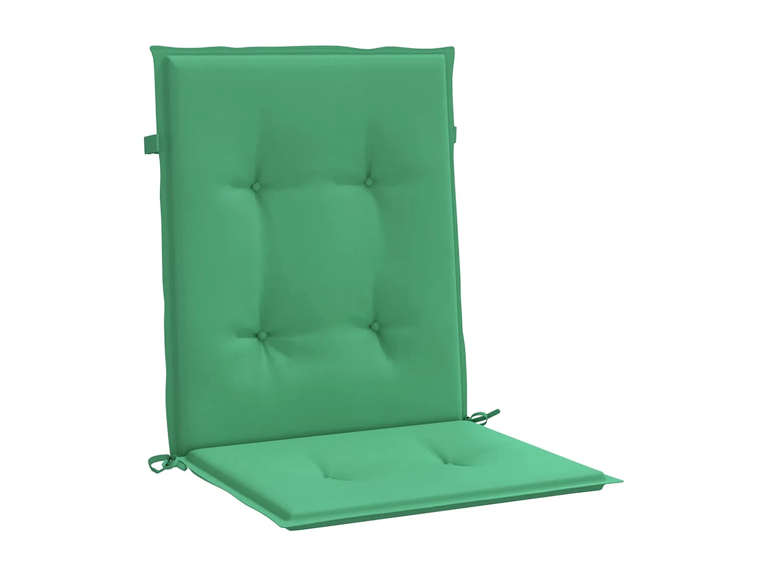 Coussins de chaise de jardin à dossier bas Lot de 6 vert OFR67422