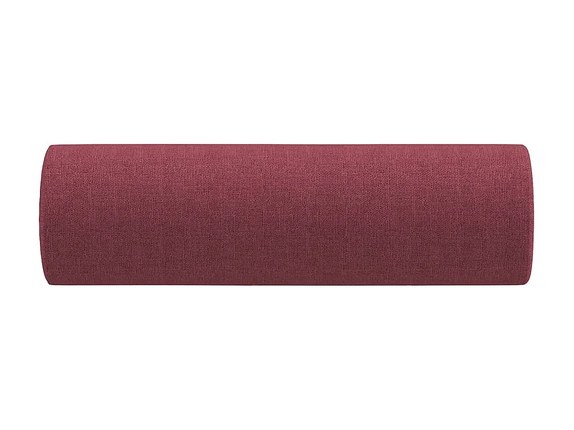 Coussins décoratifs 2 pcs Rouge bordeaux Ø15x50 cm Tissu OFR47390