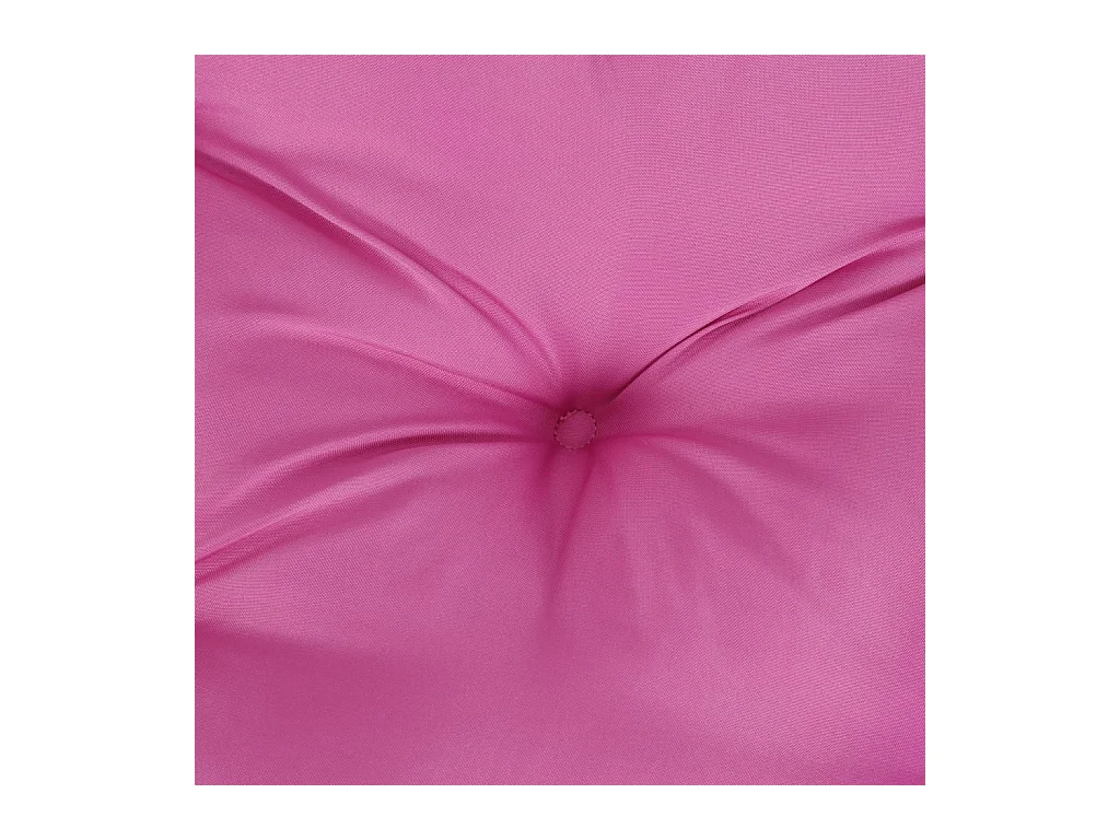 Coussin de banc de jardin rose 200x50x7 cm tissu OFR45164