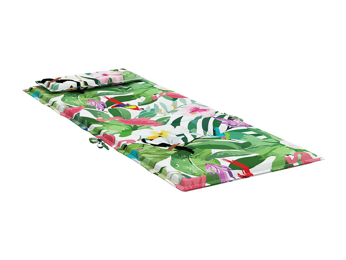 Coussins de chaise à dossier haut Lot de 2 multicolore OFR38496