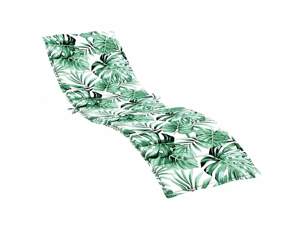 Coussin de chaise longue motif de feuilles tissu oxford OFR81008