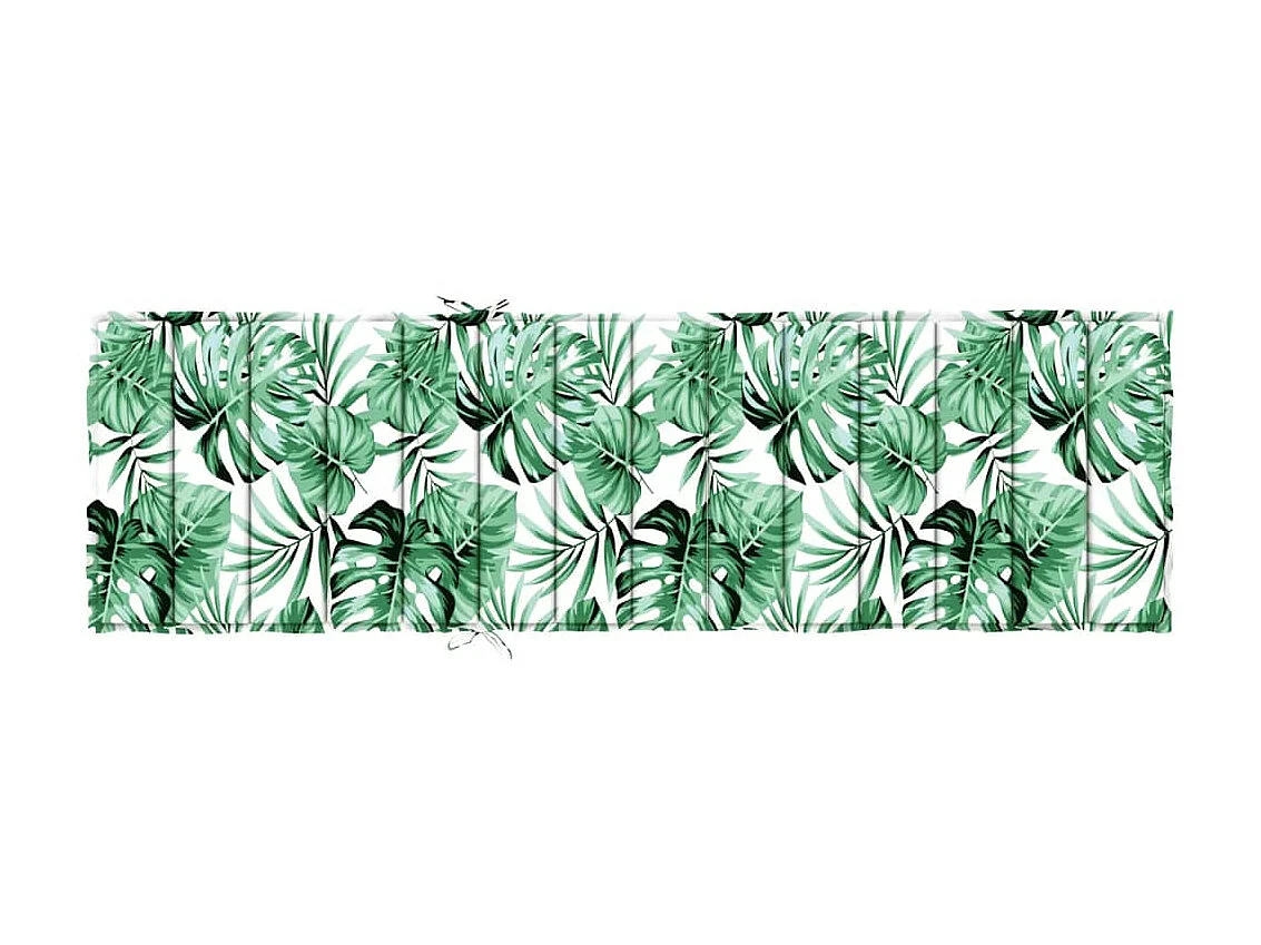 Coussin de chaise longue motif de feuilles tissu oxford OFR81008