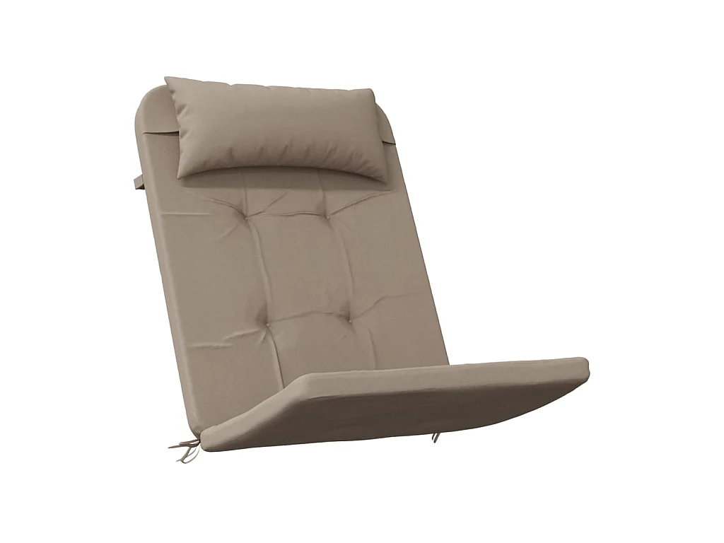 Cojines para silla Adirondack 2 uds tela Oxford gris taupe ES664503