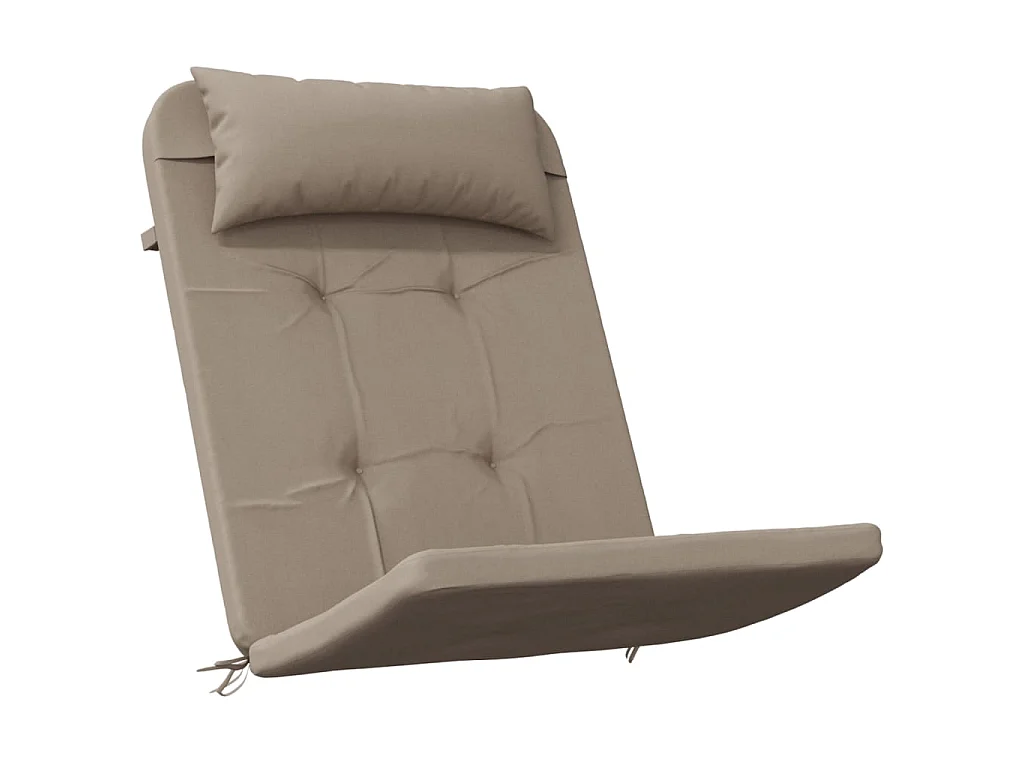 Coussins de chaise adirondack Lot de 2 taupe tissu oxford OFR23962