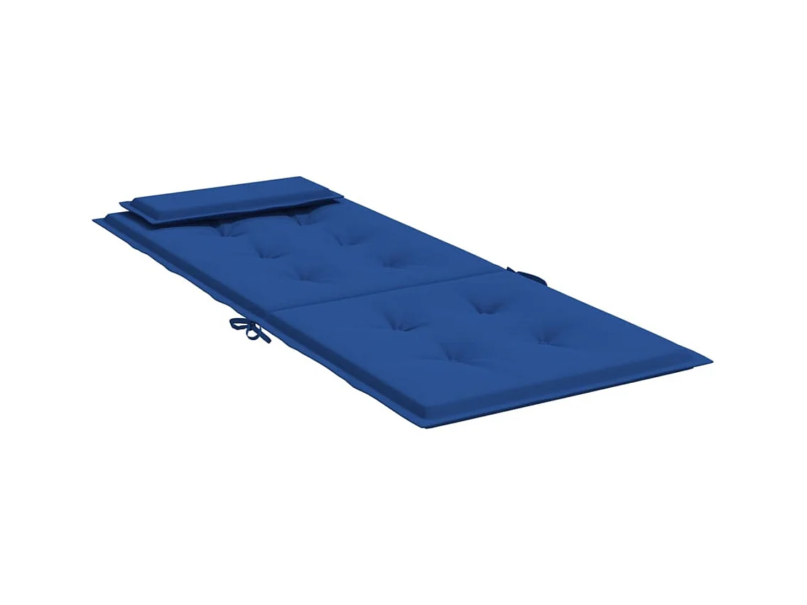 Stoelkussens 2 st hoge rug oxford stof koningsblauw NL995928