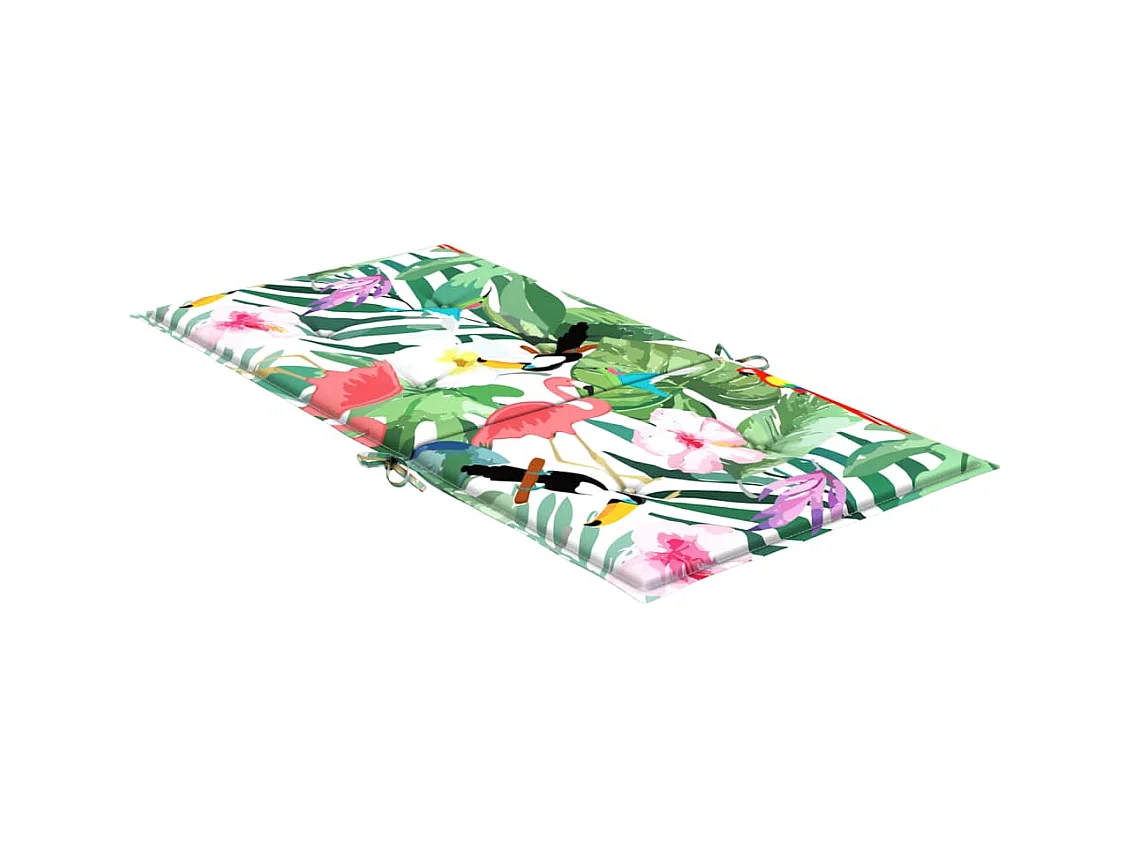 Stoelkussens 4 st lage rug stof meerkleurig NL433549