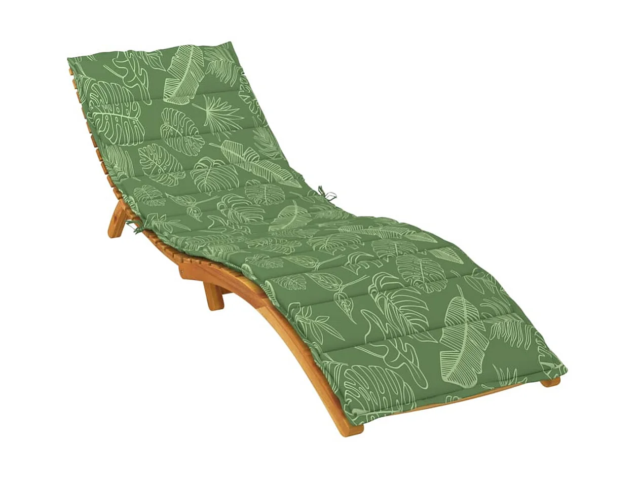 Coussin de chaise longue à motif de feuilles tissu oxford OFR70049