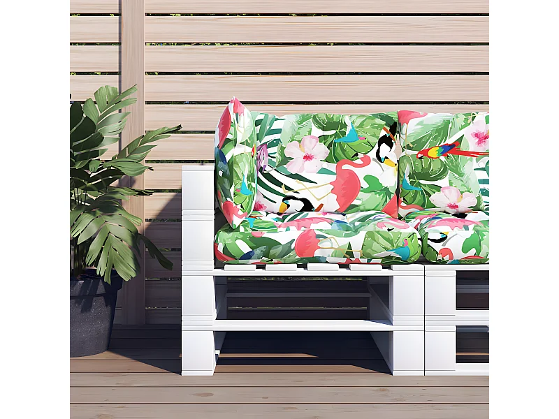 Coussins de palette 3 pcs multicolore tissu Oxford OFR51380