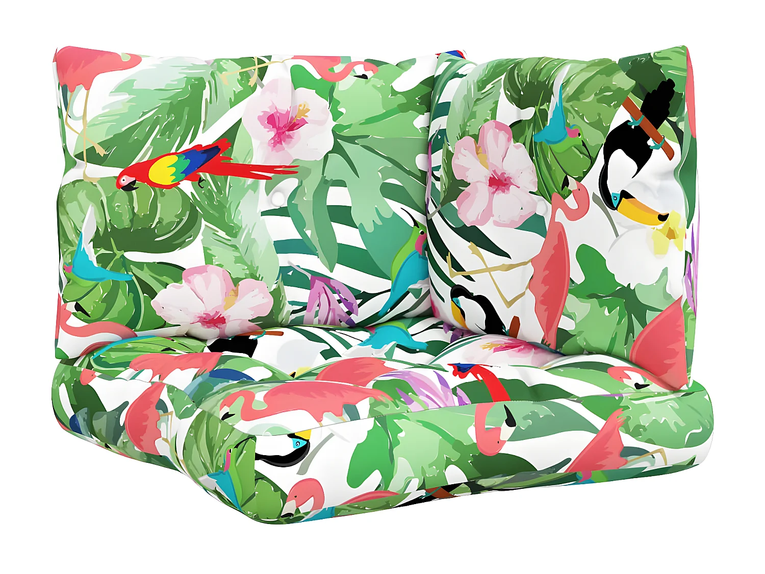 Coussins de palette 3 pcs multicolore tissu Oxford OFR51380