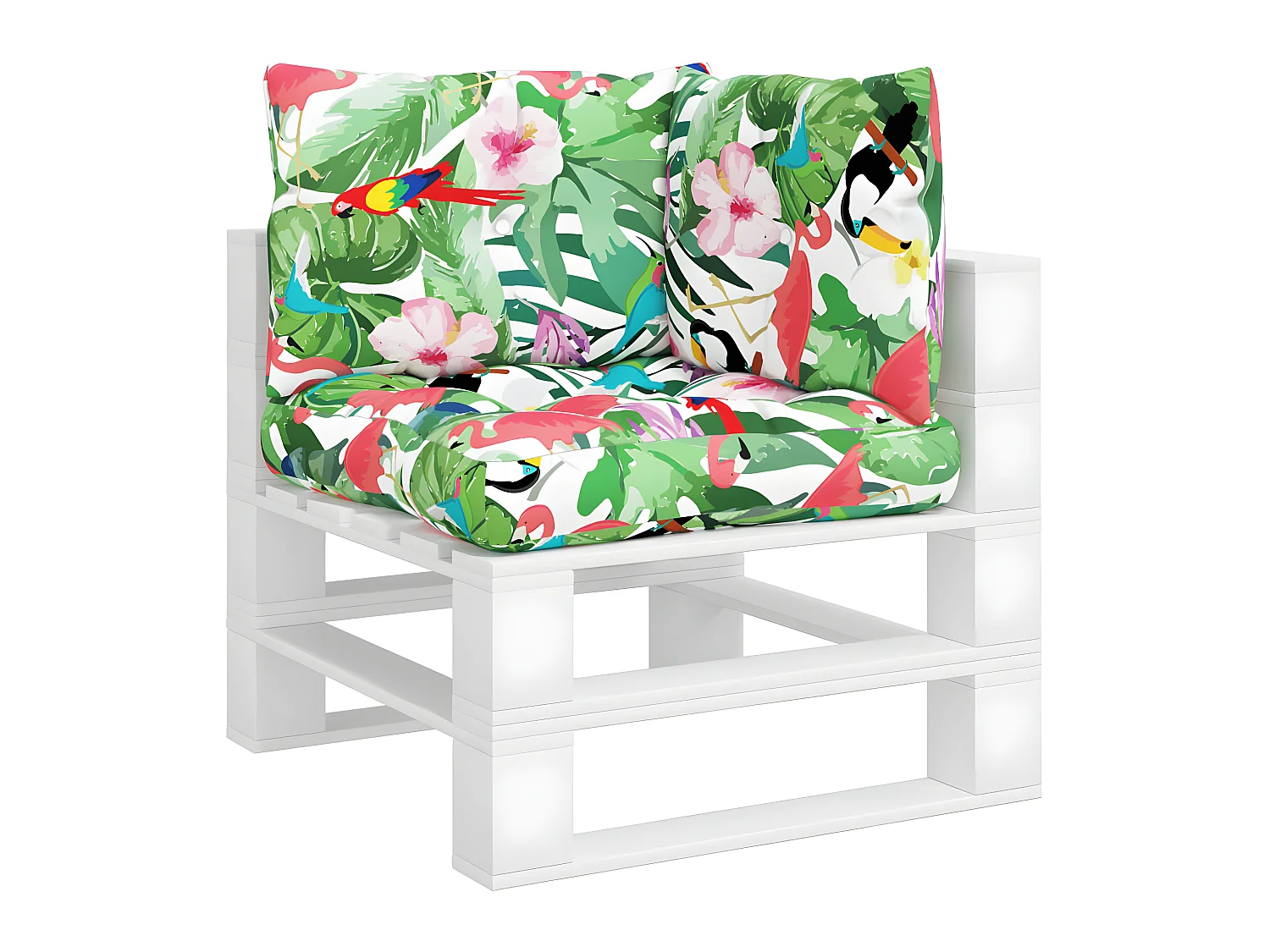 Palletkussens 3 st oxford stof meerkleurig NL993858