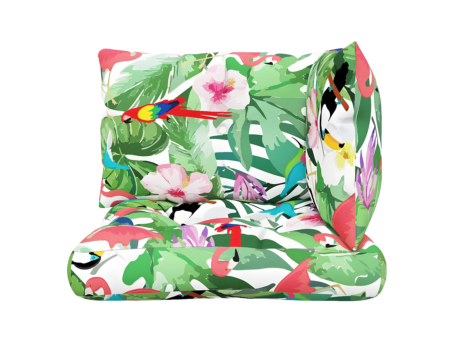 Palletkussens 3 st oxford stof meerkleurig NL993858