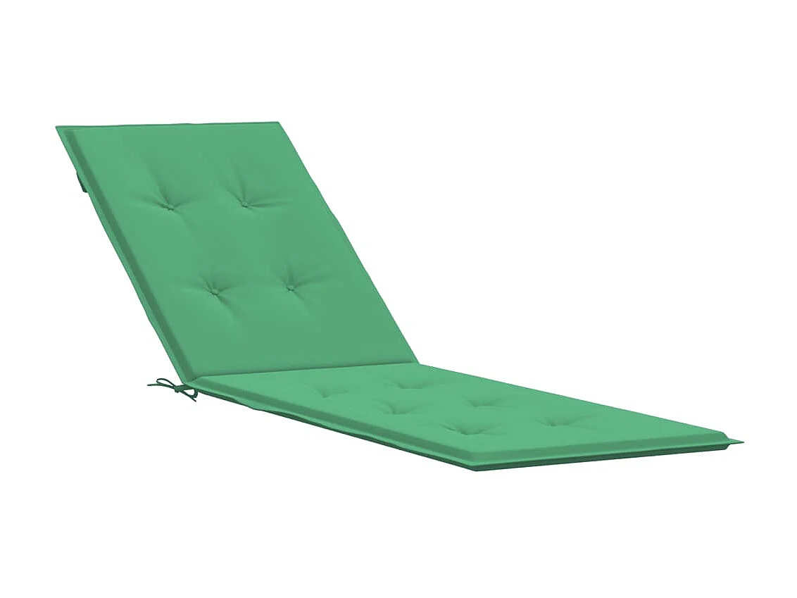 Coussin de chaise de terrasse vert (75+105)x50x3 cm OFR17150