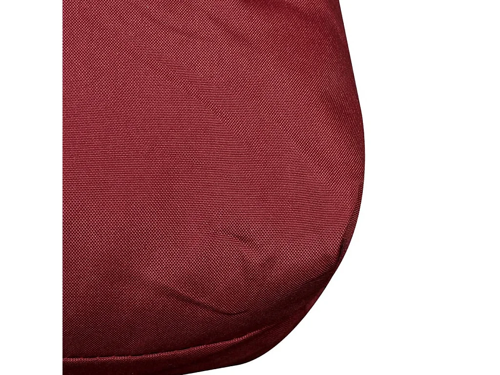 Almofada de assento estofada 120x40x10 cm vermelho tinto PT161160