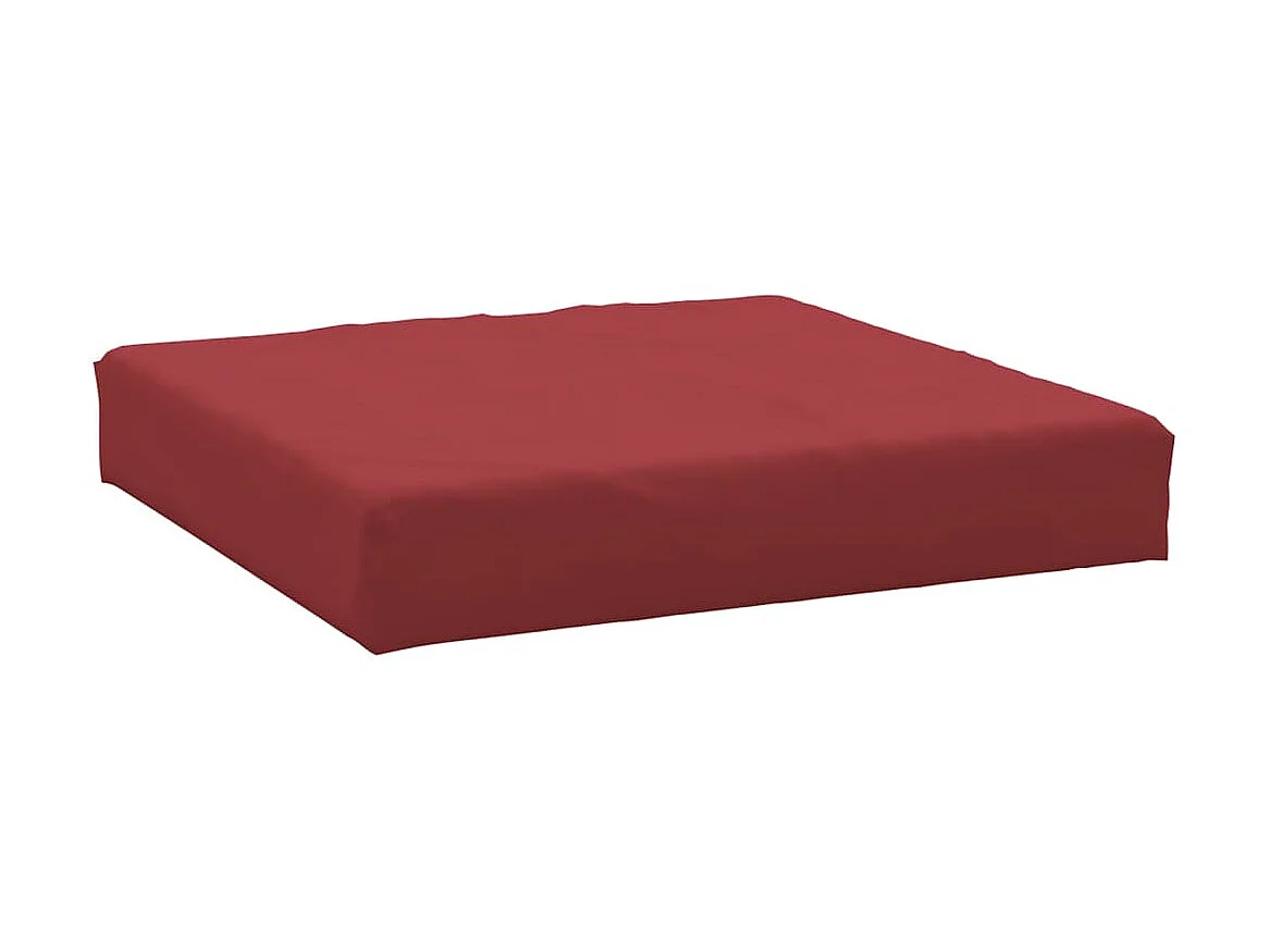 Coussins de palette 3 pcs rouge bordeaux tissu oxford OFR95569