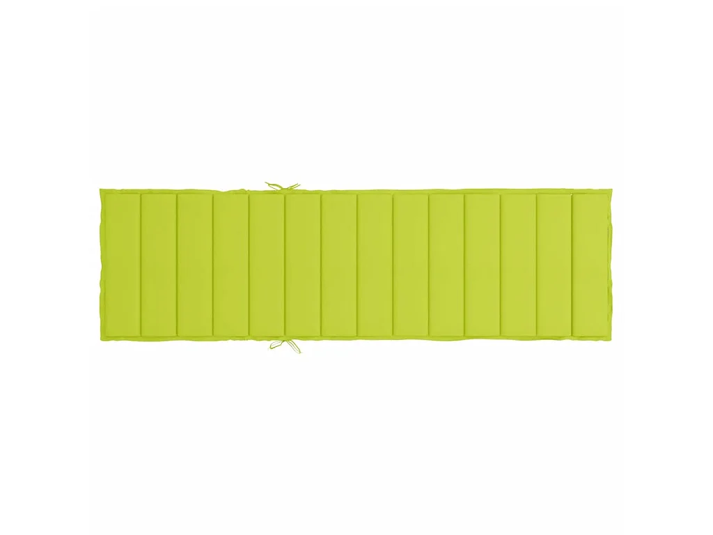 Coussin de chaise longue vert vif 200x70x3 cm tissu oxford OFR72748